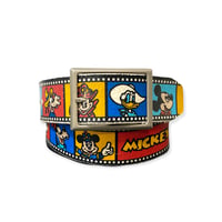 70-120cm｜70's-80's VINTAGE｜USA製 Lee × Disney Retro Lether Belt