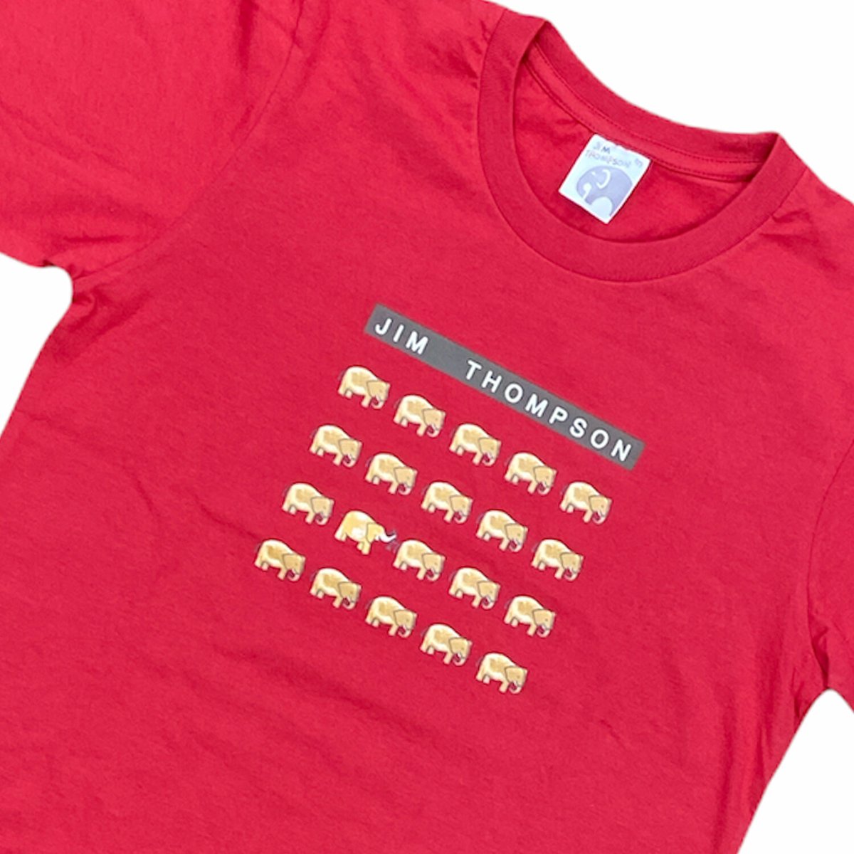 130～140cm｜DEADSTOCK｜JIM THOMPSON Elephant S/S T