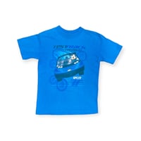 120～130cm｜USED｜Disney Mickey × Chevrolet S/S T-shirt