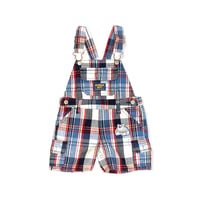80～90cm｜USED｜OSHKOSH B'GOSH Check Shortalls