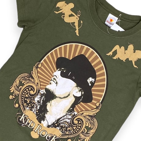 120～130cm｜USED｜KID ROCK T-shirt One-piece