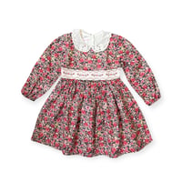 100cm｜DEADSTOCK｜Bonnie Jean Floral Dress One-piece