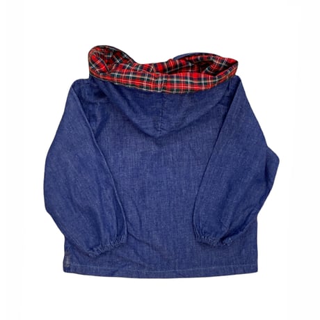 95cm｜VINTAGE｜Check Hoodie L/S Shirt