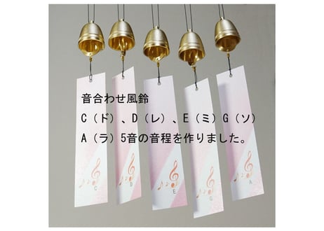 風鈴Cの調べ(音合わせハーモニー風鈴)ド音：日本の夏