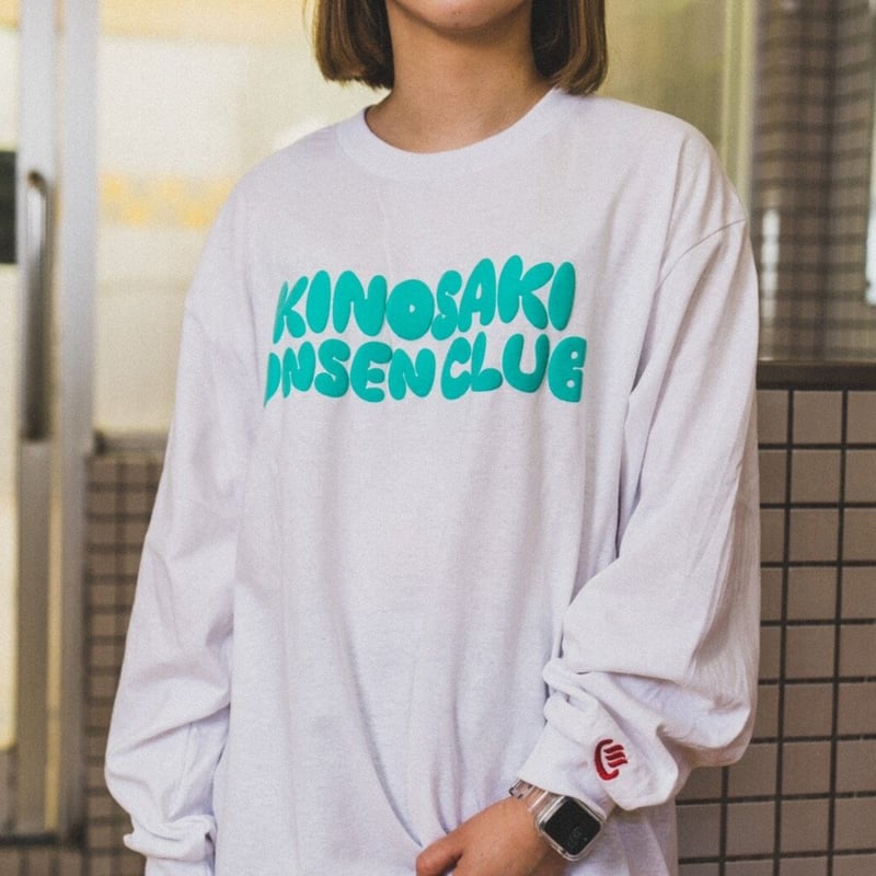 KINOSAKI ONSEN CLUB L/S TEE／white | ONSEN CLUB