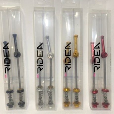 【DAHON  K3/DOVE用】RIDEA 橋輪オリジナルクイックレバー　74/86㎜ 　チタン