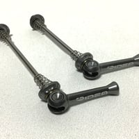 【DAHON  K3/DOVE用】RIDEA 橋輪オリジナルクイックレバー　74/86㎜ 　チタン