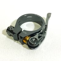 【Tern・MOULTON用】RIDEA 橋輪オリジナルシートクランプ　Φ38　チタン