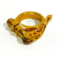 【DAHON/TERN用】RIDEA 橋輪オリジナルシートクランプ　Φ41　ゴールド