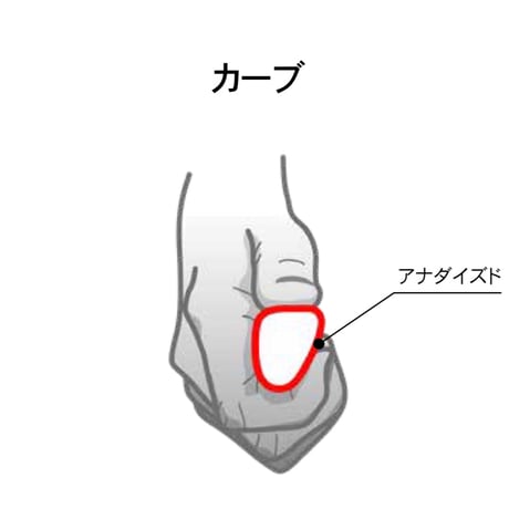 【 ottobock カーボライフ】　ハンドリム　CURVE　L　24インチ　リベットタイプ