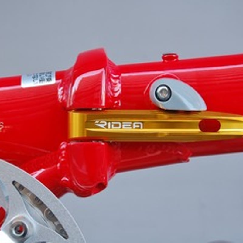 RIDEA フレームヒンジクランプQR レバー レッド DHHCQ1 | hasirin