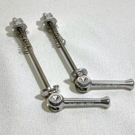 【DAHON  K3/DOVE用】RIDEA 橋輪オリジナルクイックレバー　74/86㎜　シルバー