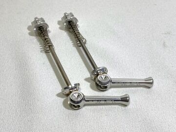 DAHON K3/DOVE用】RIDEA 橋輪オリジナルクイックレバー 74/86㎜ シル