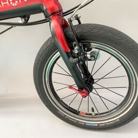 【DAHON  K3/DOVE用】RIDEA 橋輪オリジナルクイックレバー　74/86㎜ 　チタン