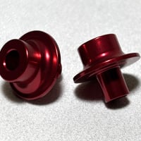 ☆NEW☆【橋輪オリジナル】ｄLITEキャスター用スペーサー　※内径6㎜仕様※（キャスターカラー）赤　※1台分は4個必要です