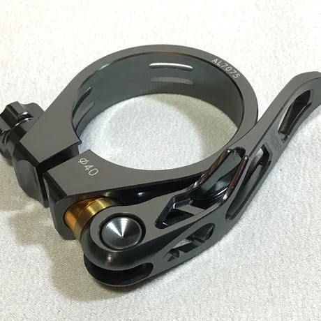 【DAHON/TERN用】RIDEA シートポストクランプ　  Φ40　チタン