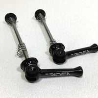 【DAHON  K3/DOVE用】RIDEA 橋輪オリジナルクイックレバー　74/86㎜ 　ブラック