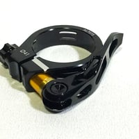 【DAHON/TERN用】RIDEA 橋輪オリジナルシートクランプ　Φ41　ブラック