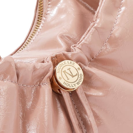～SHIMMER LUXE～ホーボーバッグ★チャーム付き★