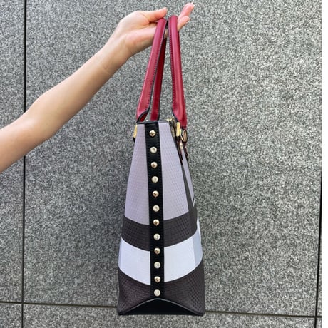 〜STYLISH CHECK〜トートバッグ★A4対応★