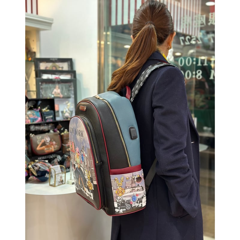 nicolelee ファッションリュック(ラージサイズ)☆A4・PC対応 nicolelee ファッションリュック(ラージサイズ)☆A4・PC対応