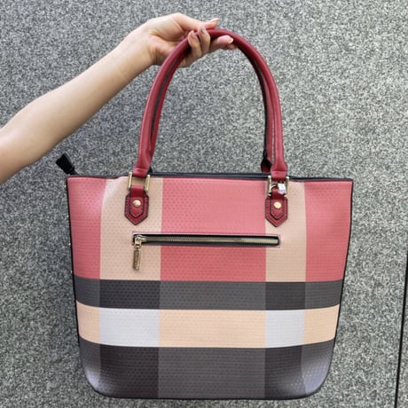 〜STYLISH CHECK〜トートバッグ★A4対応★