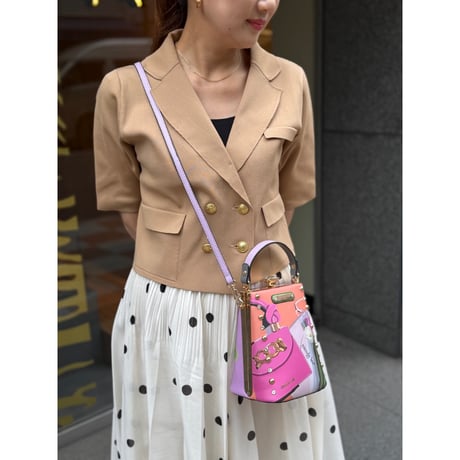 nicolelee ダイヤモンドストーンクラッチショルダー
