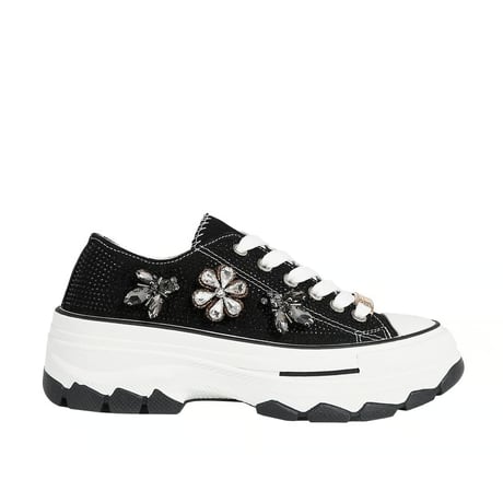 ～BIJOUX～ ファッションスニーカー ★ブラック★