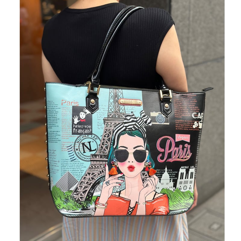 XOXO FROM PARIS~トートバッグ☆A4対応☆ | nicolelee.tokyo XOXO FROM PARIS~トートバッグ☆A4対応☆ | nicolelee.tokyo