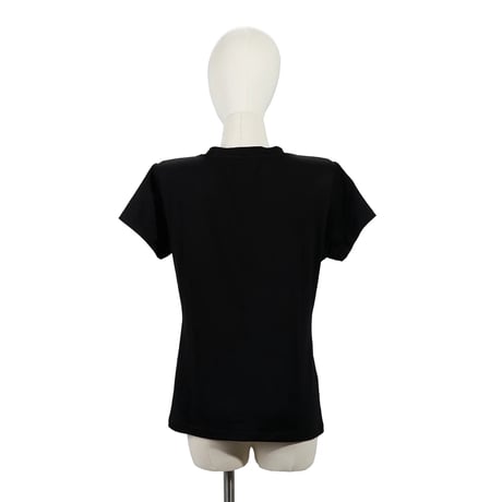 〜MARTHA TRAVELS ITALY〜VネックTシャツ★BLACK★