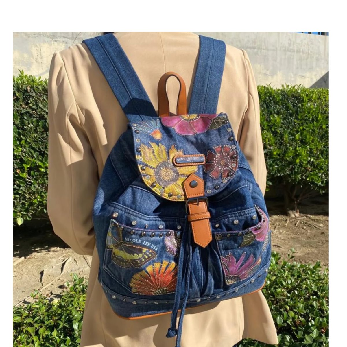 デニムリュック ☆数量限定☆〜BUTTER FLOWER DENIM〜デニムリュック