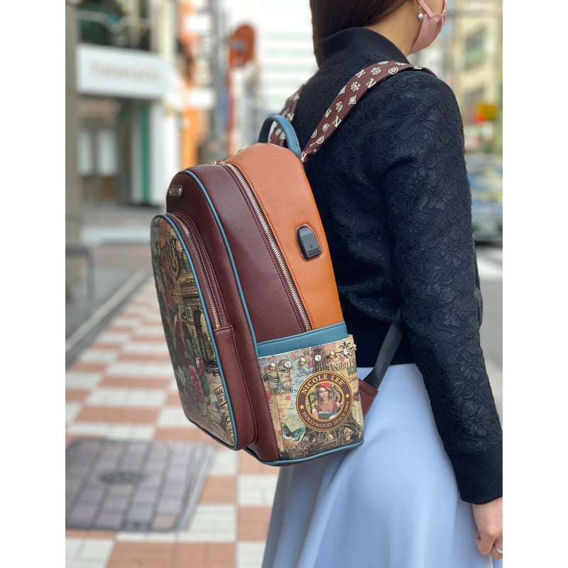 nicolelee ファッションリュック(ラージサイズ)☆A4・PC対応