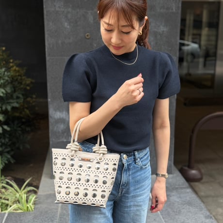 ～SILVER POP STUD～２ピースバケットバッグ ★ポーチ付き★