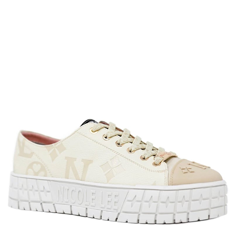 モノグラムスニーカー【CREAM】☆26㎝☆ | nicolelee.tokyo モノグラムスニーカー【CREAM】☆26㎝☆ | nicolelee.tokyo