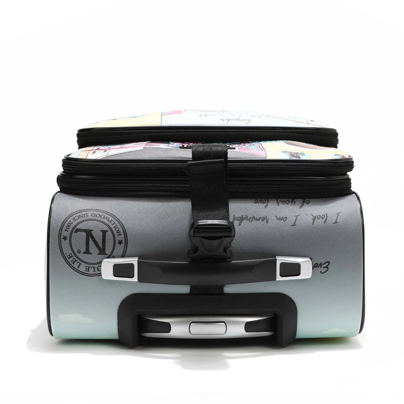 MINI レッド キャリーケース 4輪 48L 4輪式 後ろストッパー付】折りたたみコンテナキャリー