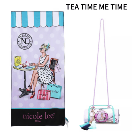 nicolelee 大判タオル★専用ケース付き★