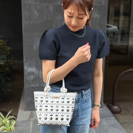 ～SILVER POP STUD～２ピースバケットバッグ ★ポーチ付き★
