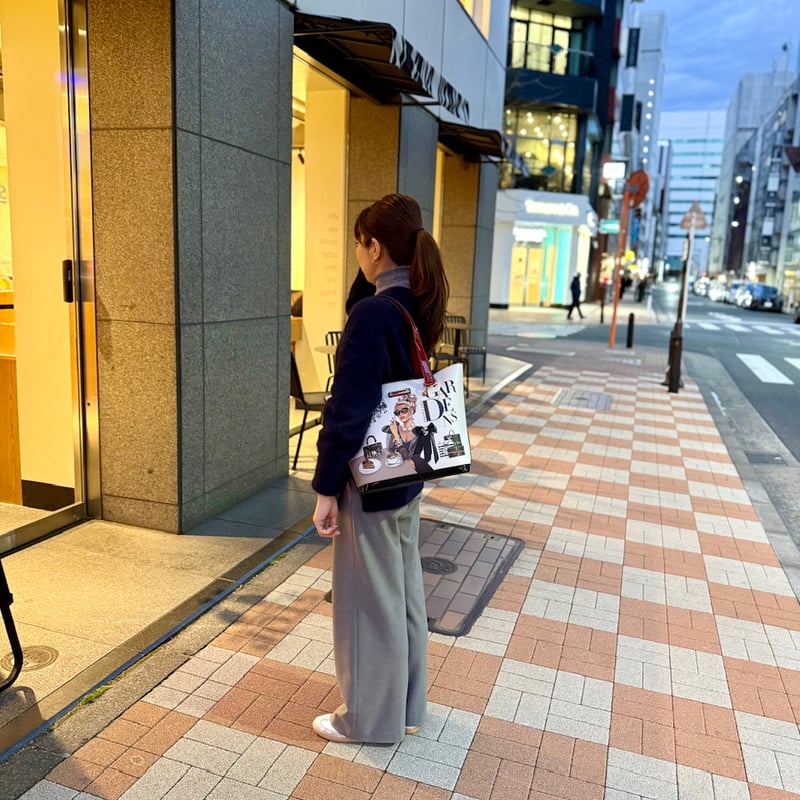 Lady in Black〜トートバッグ☆A4対応☆ | nicolelee.tokyo