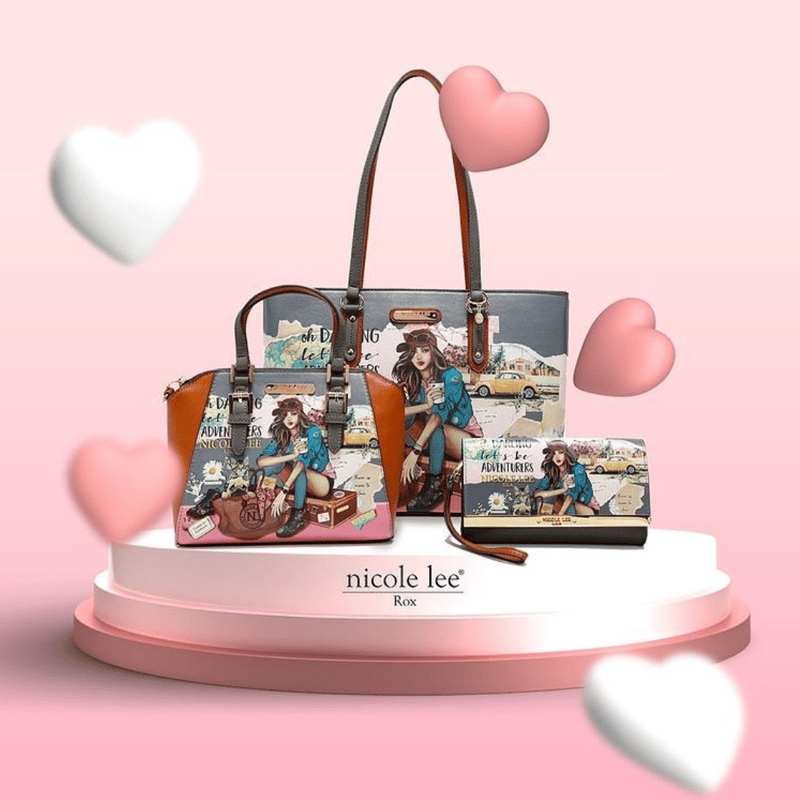 JOURNEY OF STEPHANIE～3点セット(トートバッグ+ミニボストン+ポーチ)☆