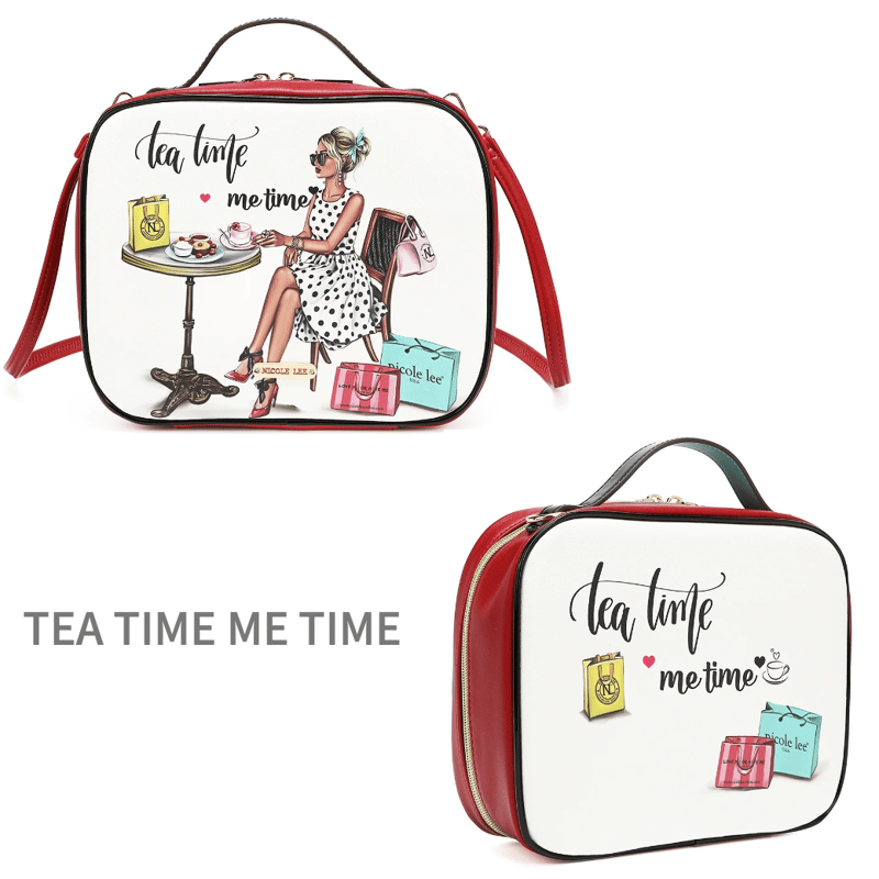 nicolelee トラベルハンドバッグ＆ポーチセット☆ポーチ3点付き