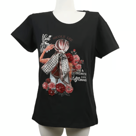 【アウトレット】〜BLIND DATE〜ラウンドネックTシャツ★Lサイズ★