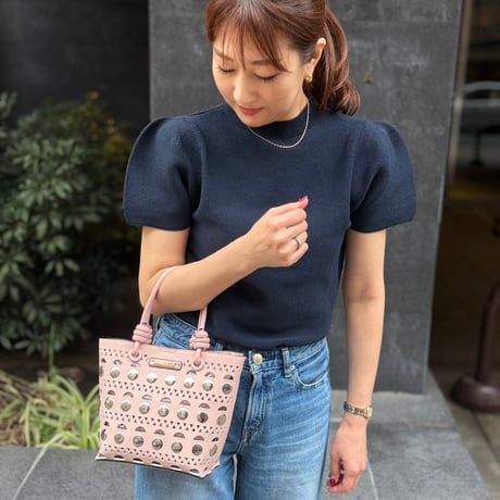～SILVER POP STUD～２ピースバケットバッグ ★ポーチ付き★