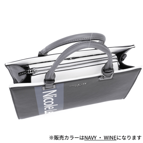 ロゴ入りハンドバック