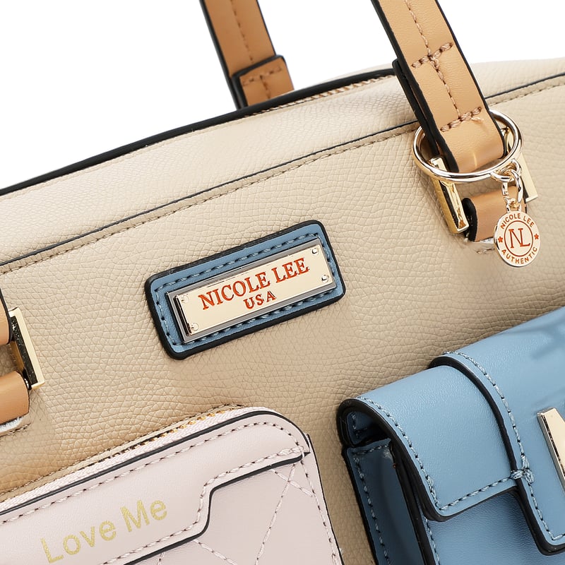 COLOR BLOCK～ポケットショルダーバッグ | nicolelee.tokyo