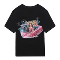 〜HOLLYWOOD DRIVE〜ラウンドネックTシャツ★ブラック★