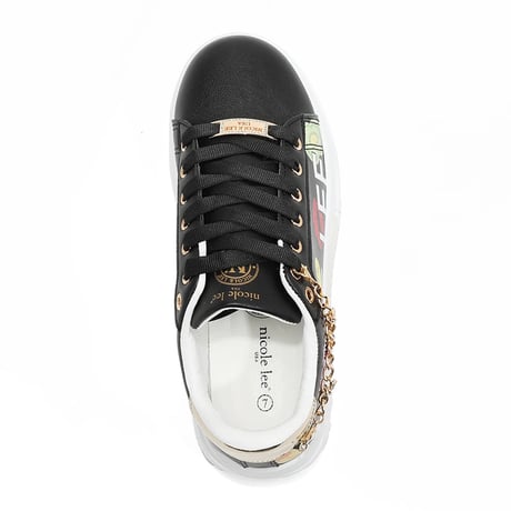 nicolelee ファッションチャームスニーカー★BLACK★