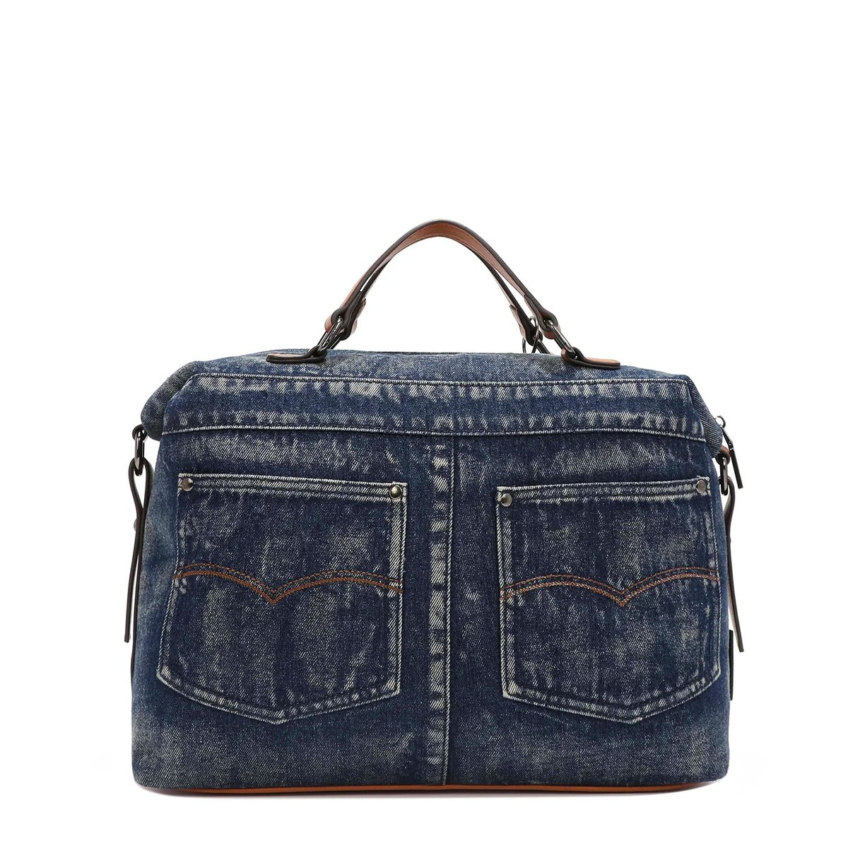 【BURGA】カスタマイズOK☆Denim Lover☆花柄・デニム〇機種豊富 BUTTER FLOWER DENIM〜デニムボストン | nicolelee.tokyo