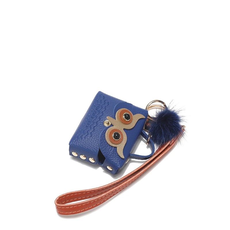 新品未使用◆モンクレール　青　AirPods AirPodsProケース MONCLER モンクレール AirPodsケース ショルダー紐 シリコン 青
