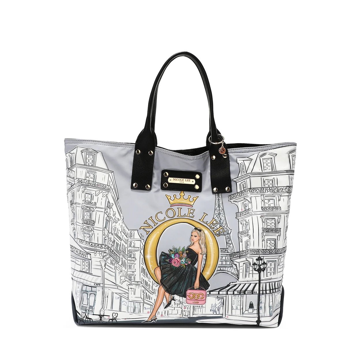 希少　良品　即完売　クラブハウス×タングラム　リバーシブル　トートバッグ DREAMING THE CITY〜リバーシブルトート☆A4対応・軽量