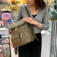 〜EMBOSSED ELEGANCE〜マルチポケット バックパック ★A4対応★